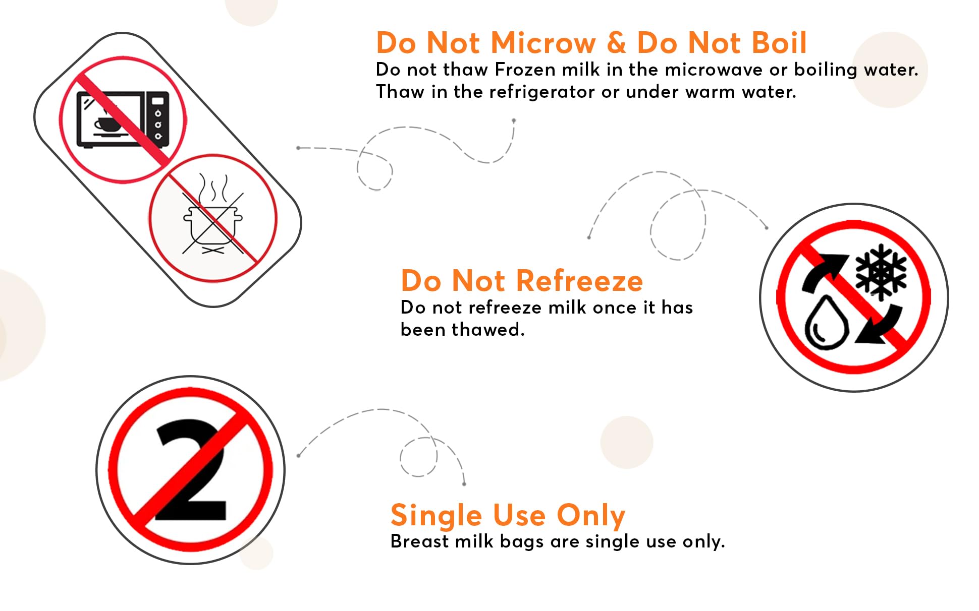 CUBKINS Breast Milk Storage Bags (Pack of 25), Pre-Sterilized, Smart Temp Sensor, BPA Free, Single Use, Leak Proof Double Zip, Separate Fill & Pour Spouts, 250 ml Capacity, Marker Included,Beige - Image 9 thumbnail