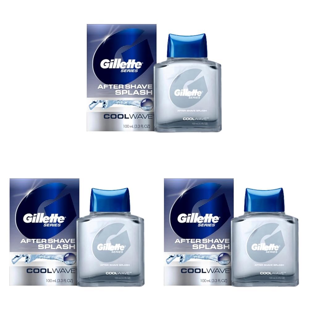 Gillette After Shave for Men, 3.3 fl oz | Cool Wave | Lotion | Series