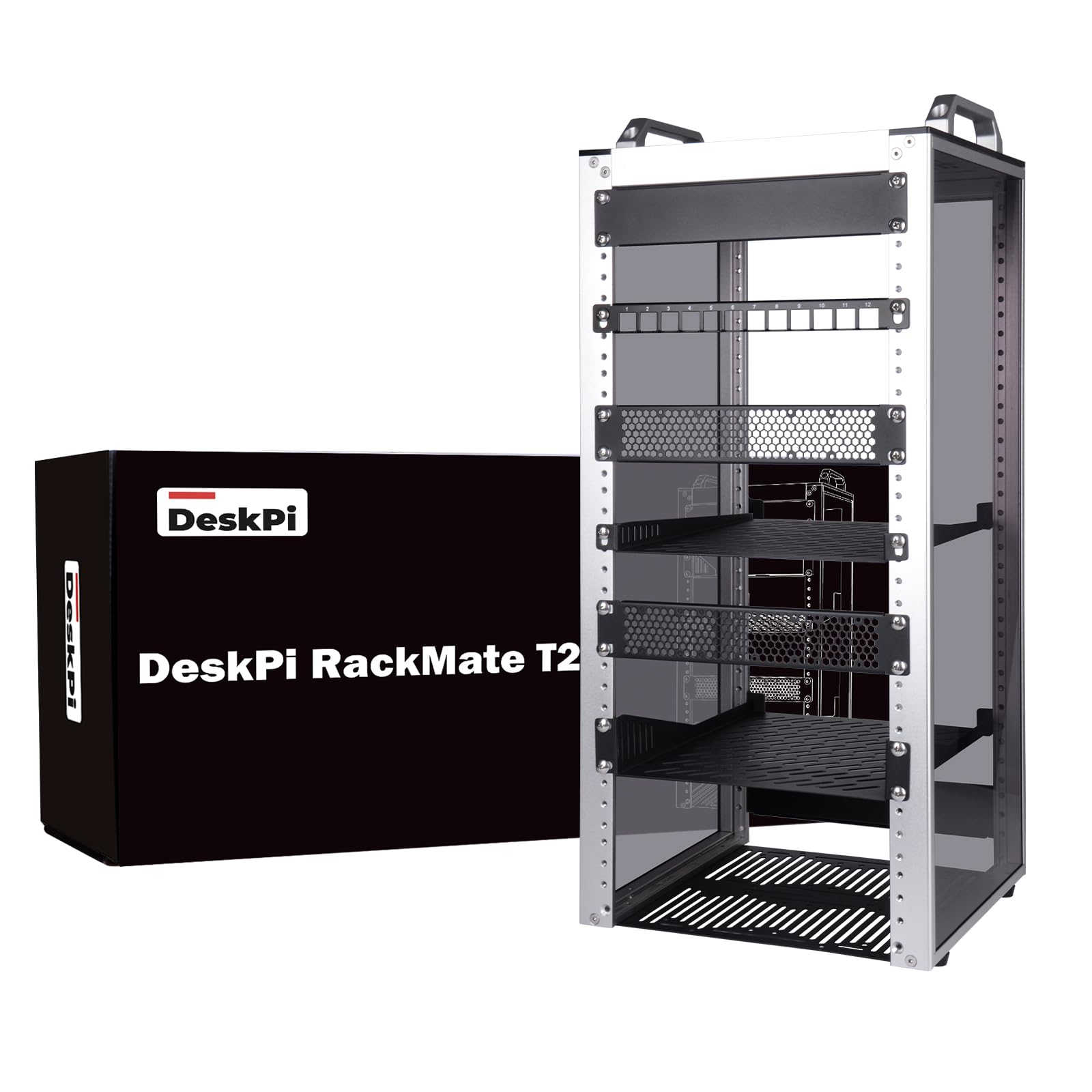 RackMate T2: Gabinete 12U Compacto y Eficiente