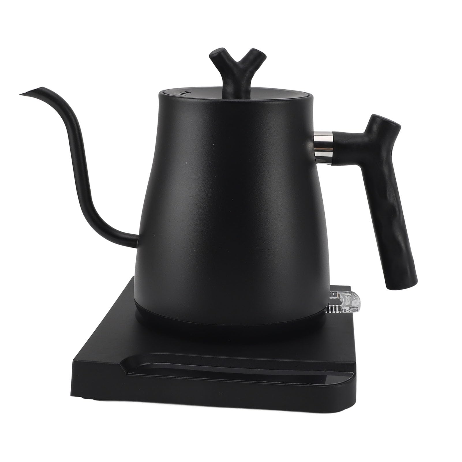 Hervidor Eléctrico con Cuello de Cisne de 1000 W, Calentamiento Rápido, Acero Inoxidable, Capacidad de 800 Ml con Vertido Preciso, Ideal para Preparar té y café (Enchufe europeo