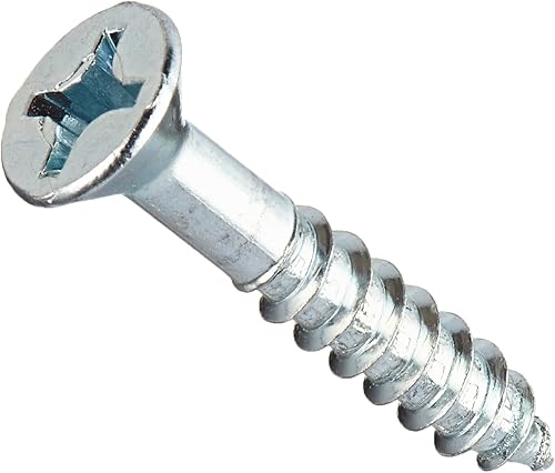 The Hillman Group 40852 Tornillos Phillips para madera de cabeza plana (#12 x 1-14 pulgadas), 50 unidades