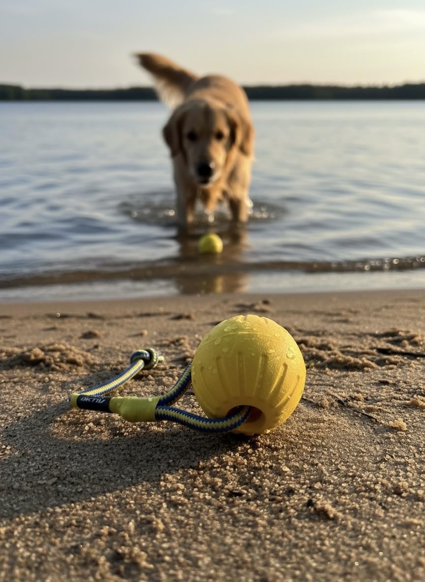 Hundeball – Robustes Hundespielzeug für Hunde | wasserfest, schwimmfähig & bissfest | ideal zum Apportieren & Spielen | in 1 Stück, 3er-Set oder 10er-Sparset erhältlich (10er-Sparset)