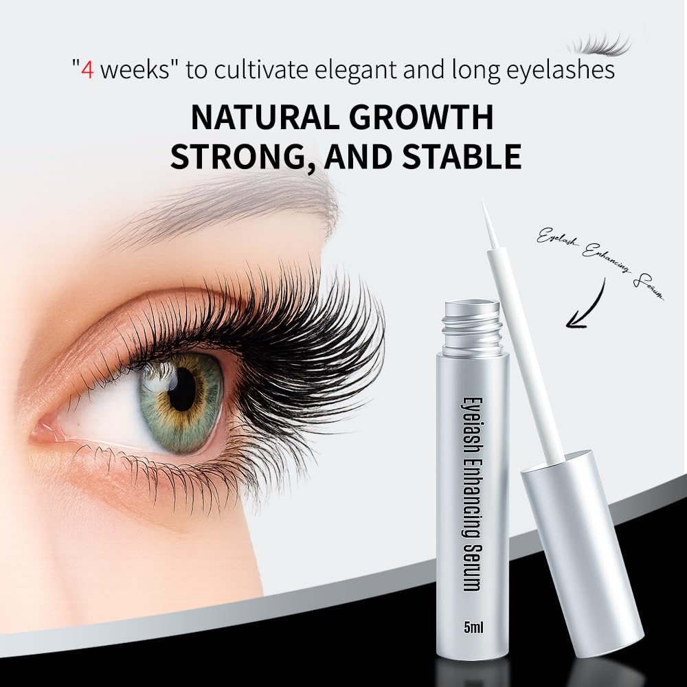 KU2 Cosmetics Wimpernserum Wimpernserum – Lash Serum, Sanfte Pflege, reduziert Wimpernbruch, fördert dickere, längere Wimpern und Wachstum