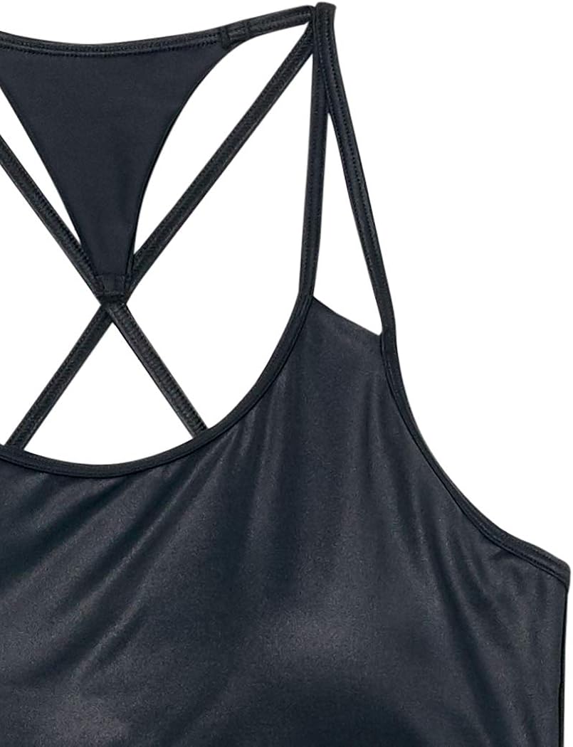 Core 10 Women's All Around Medium-Support Strappy, Cross, T-Back Yoga Sports Bra
