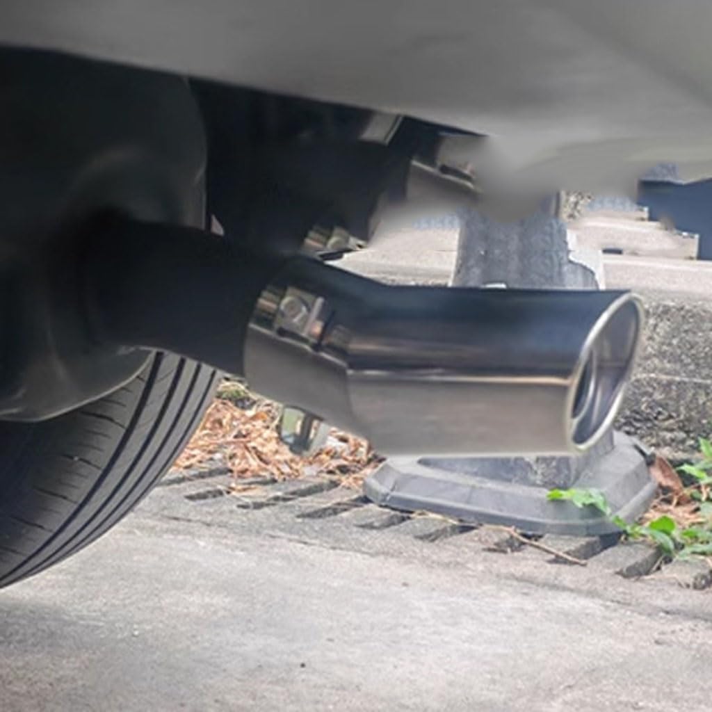 Exhaust Tips for VW Caravelle 2001-2011, Tailpipe Tips Car Exhaust Tip Automotive Tail Throat Tail Pipe Car Accessories,Straight/Gold 63mm-66mm