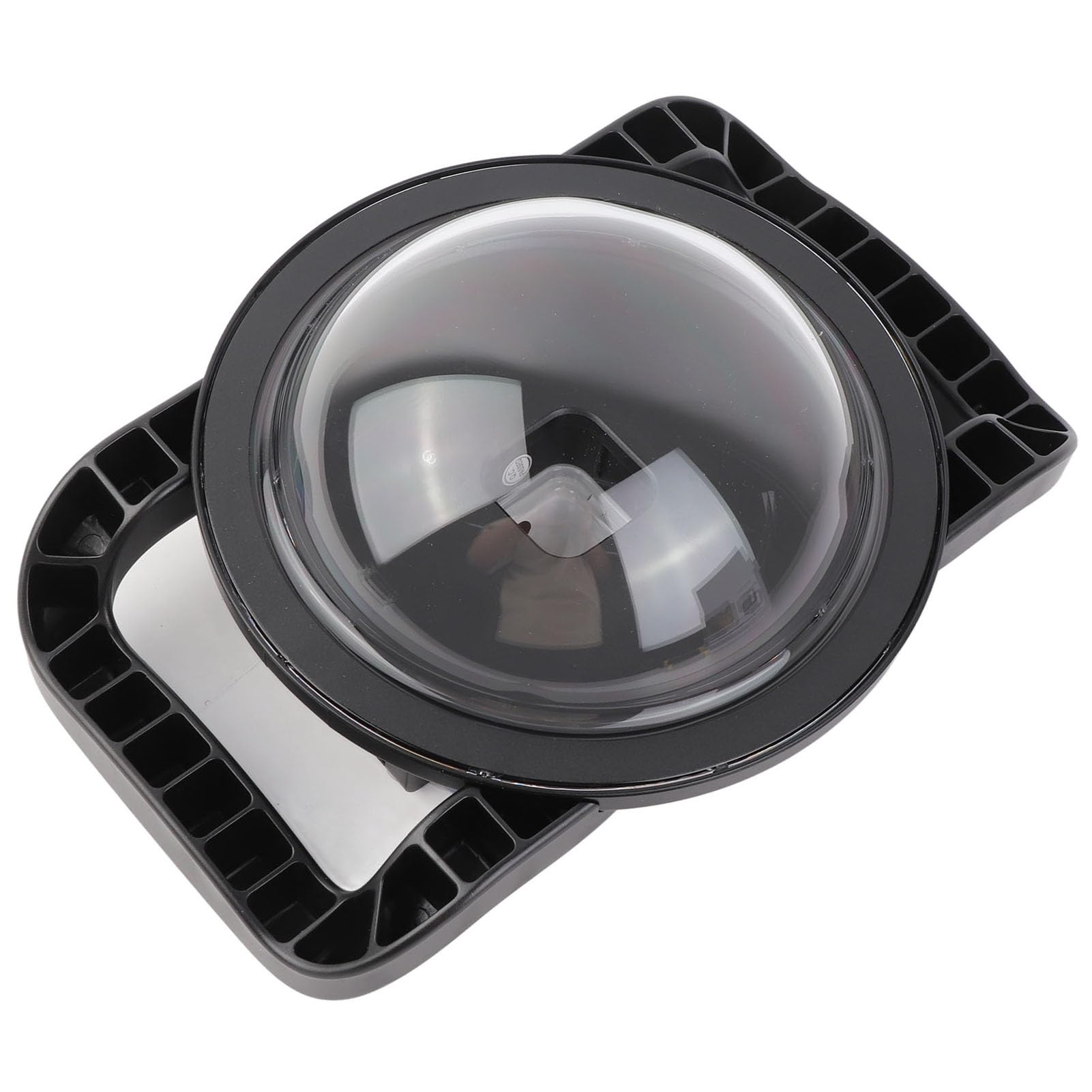 Sxhlseller SHOOT Custodia Subacquea per Fotocamera Subacquea con Doppia Porta Portatile per 9 Action Camera, Impermeabile Fino a 45 M, Visione Grandangolare a 180°, Custodia in Acrilico, con Copertura
