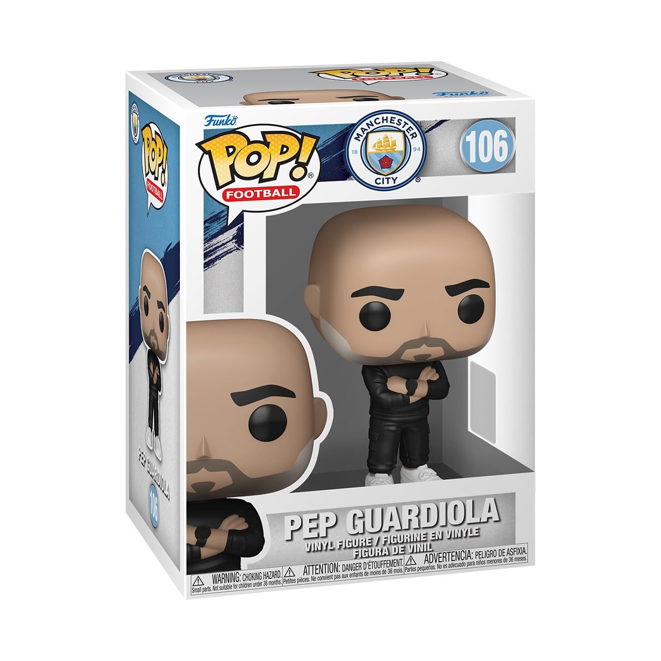 Funko POP! Football: Manchester City FC - Pep Guardiola - Vinyl Figure