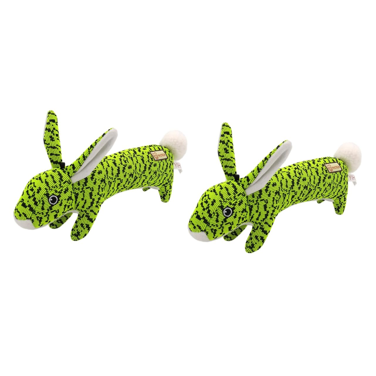 Mipcase 2 Uds Juguete De Peluche Perro Perro Juguete para Masticar Juguete para Mascotas Pet Squeaky Toy Fly Weave Green Sound Toy Pet Sound Toy Perro De Juguete Chirriante