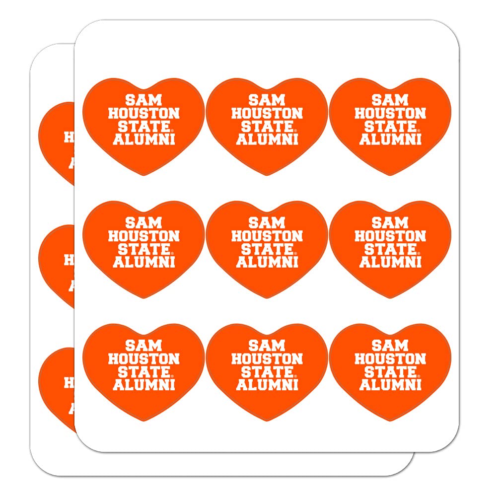 Amazon.com: Sam Houston State University Alumn Heart Shaped Planner Calendar  Scrapbook Craft Stickers