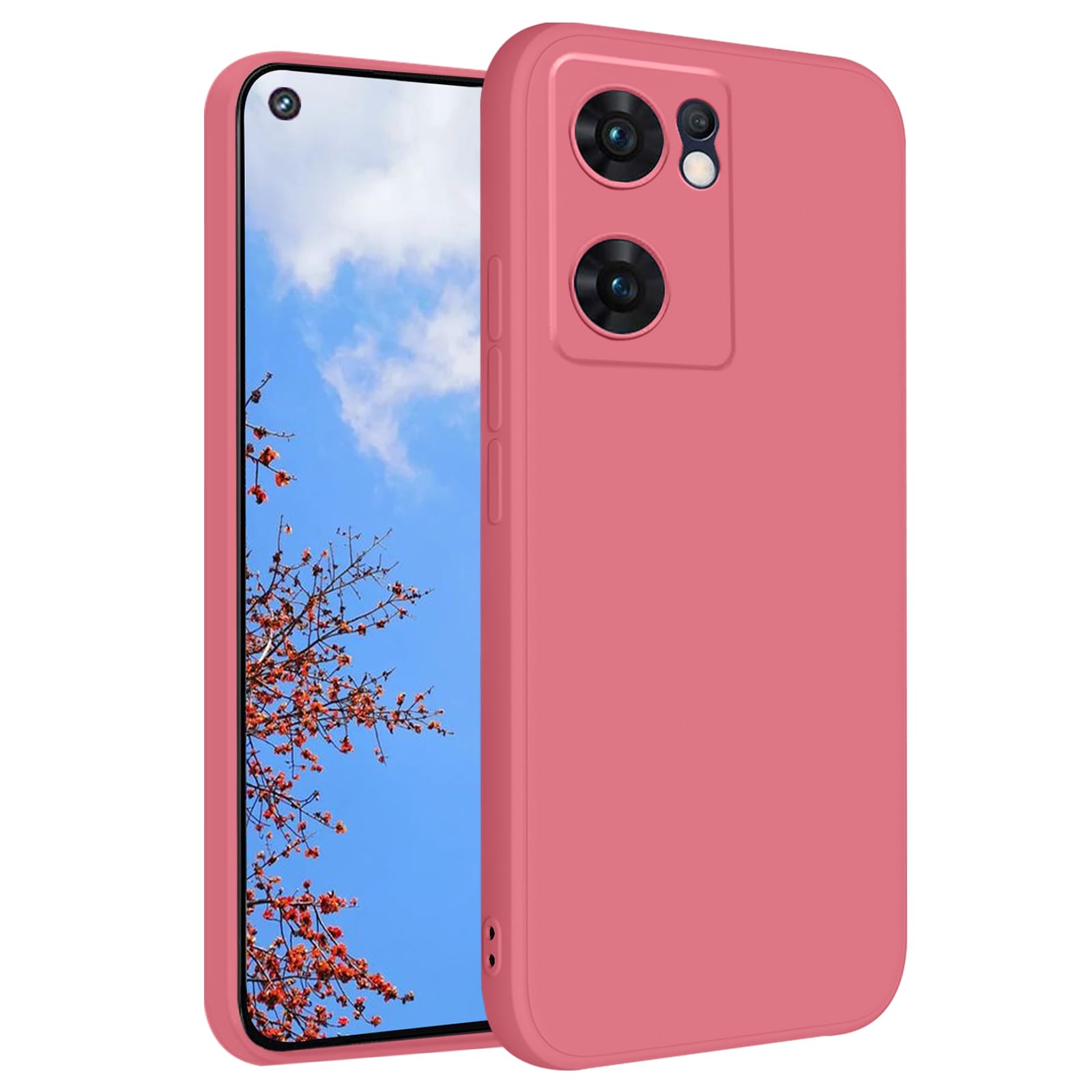 Custodia Morbida In Silicone Per OPPO Find X5 Pro – Sottile, Opaca Anti-impronta (Nero E Altri Colori) - 3