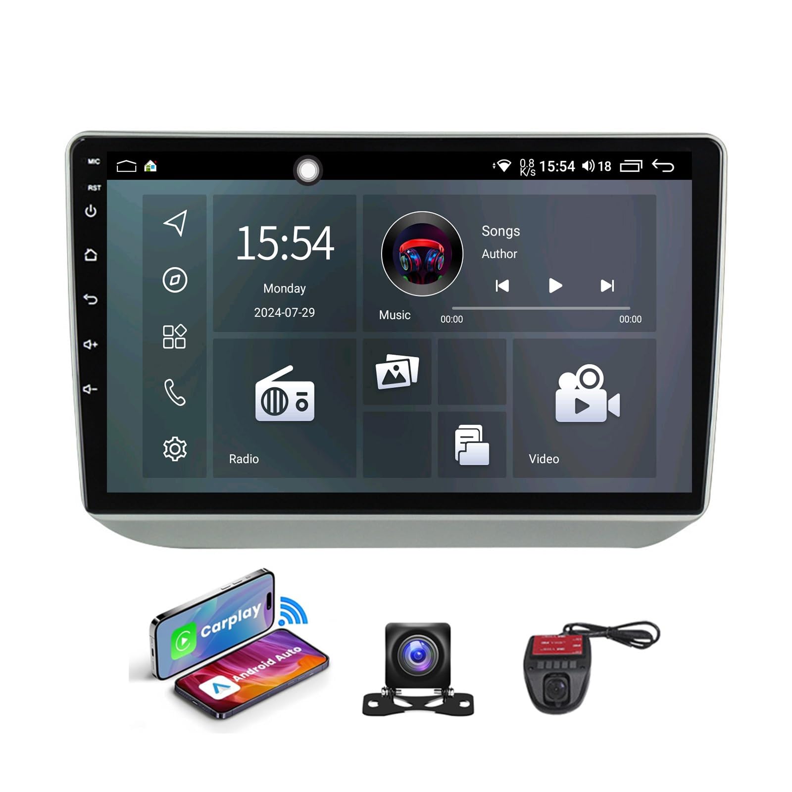 Autoradio Android 13 pour Skoda Fabia 2 pour remplacer l'ancien écran par un 10 pouces