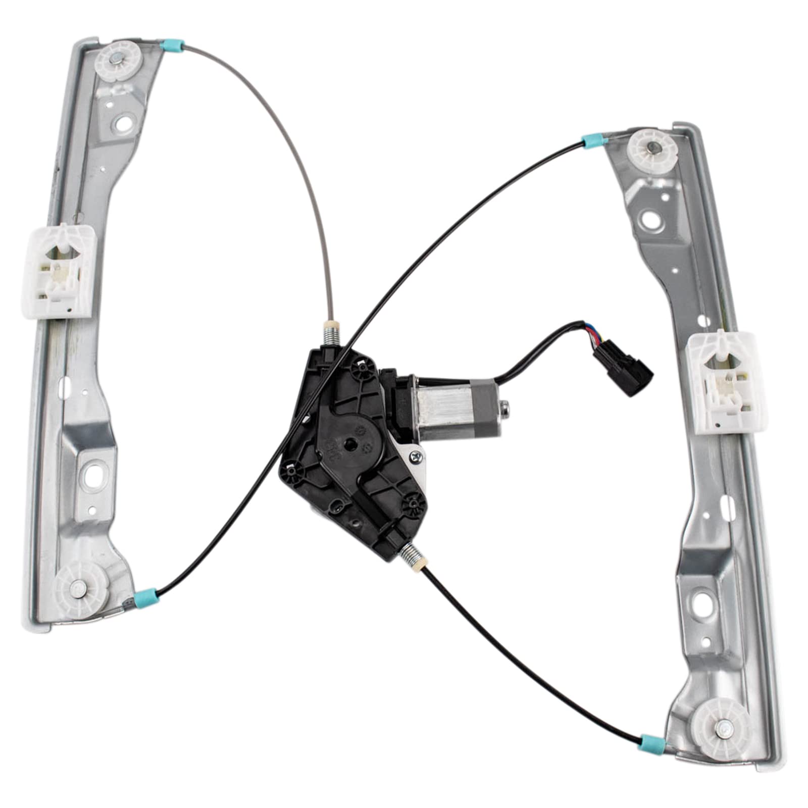 TRQ Front Passenger Side Power Window Motor and Regulator Assembly One Touch Anti Pinch Compatible with 2011-2020 Dodge Durango 2011-2021 Jeep Grand Cherokee