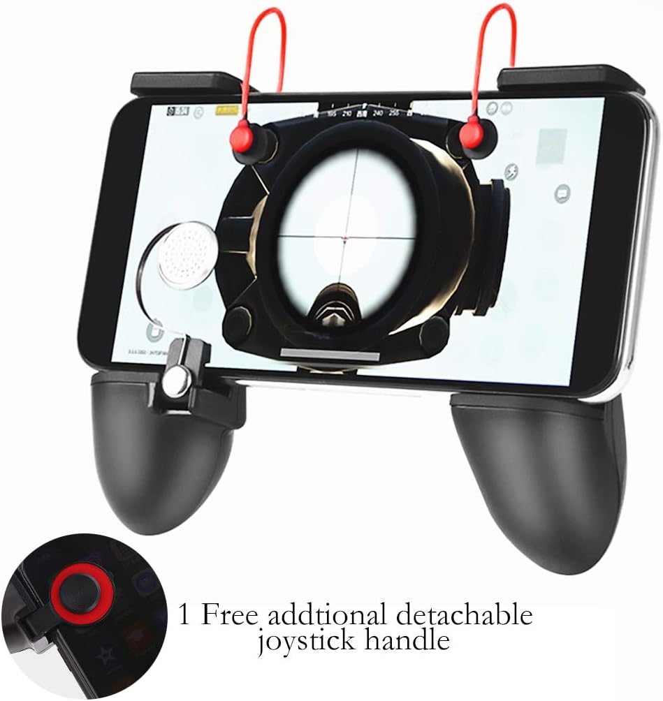 VAWcornic Mobile Game Controller Phone game controller, Gaming Grip with Gaming Trigger,Ergonomic Gaming Joysticks compatible with 4.5’’ - 6.5’’ Phone