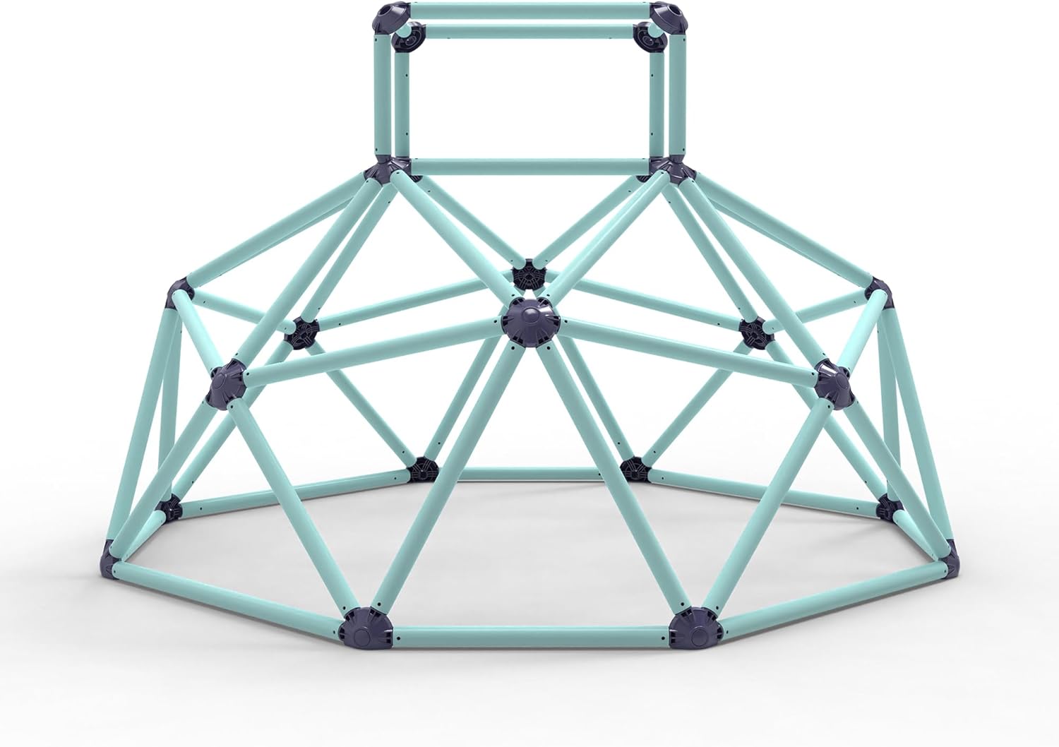 Geometric Climbing Dome – Sturdy Steel Frame, All-Weather, for Kids 3–10 (Blue)