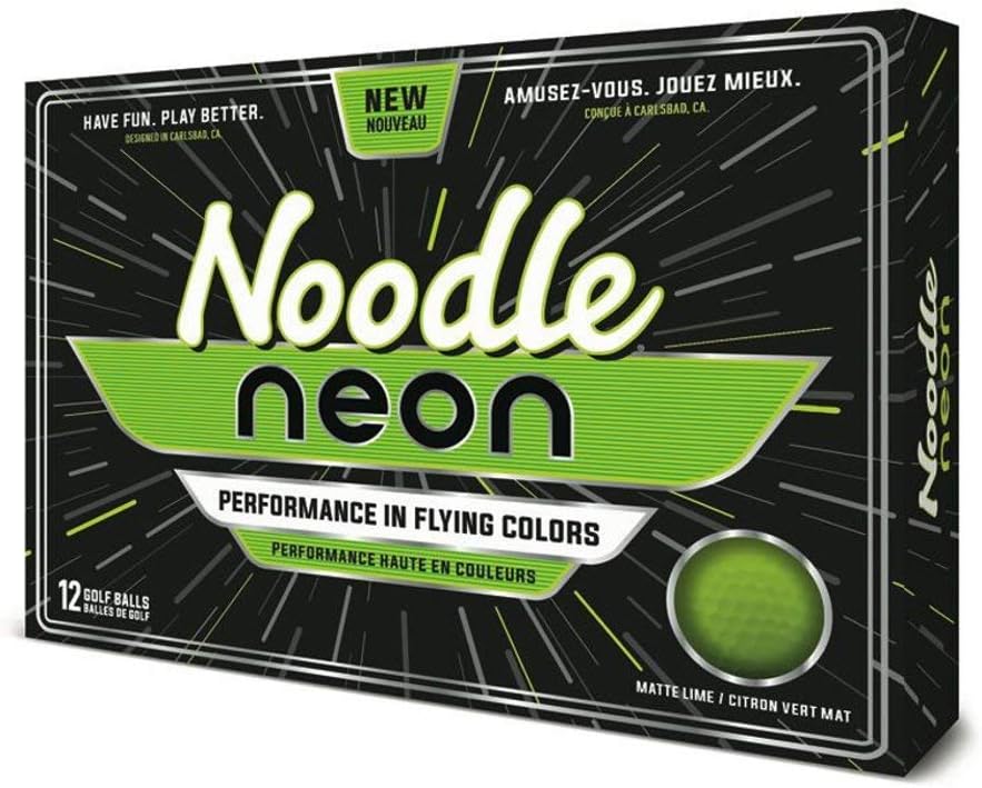 TaylorMade Noodle Neon Matte Color Golf Balls