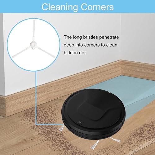 Accessories Kit for Rowenta Explorer RR688 / RR682 / 50 RG687 / 20/40 / 45 / isweep x3 Robot Vacuum Cleaner 1 Main Brush 4 Side Brushes 2 Hepa Filters 2 Mop Cloths Replacement Parts - 4