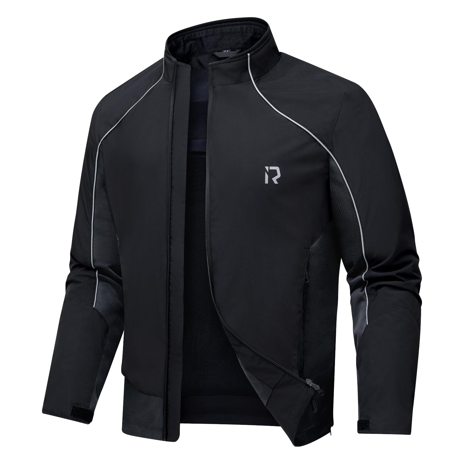 RIDEIRON Chaqueta Moto Verano Hombre – Cazadora Moto Verano con Protecciones CE, Tejido Mesh Transpirable y Bandas Reflectantes – Chaqueta Moto Hombre para Viaje y Ciudad