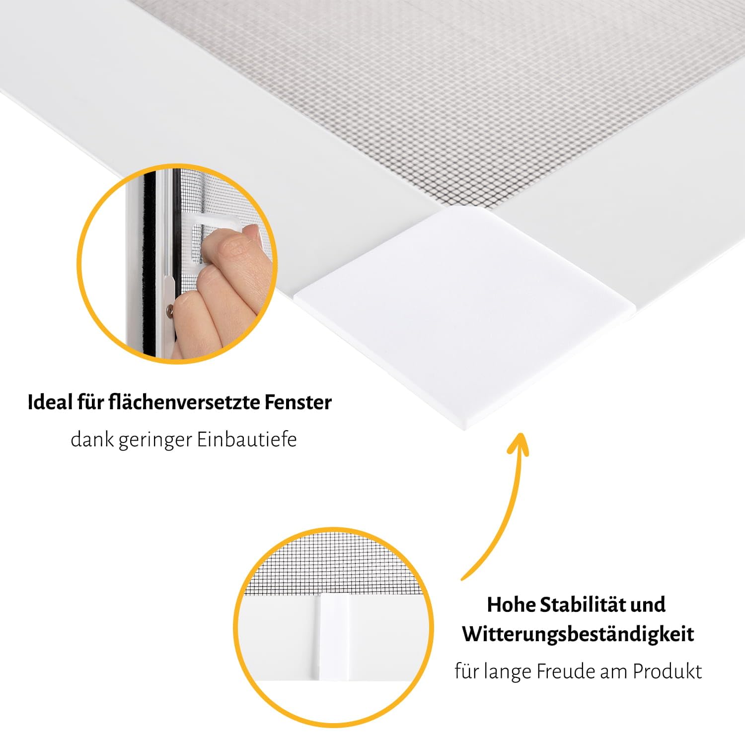 empasa Insektenschutz 'FLEX XL' Fliegengitter Fenster flächenbündig flächenversetzt Fenster Selbstbausatz in XL, individuell kürzbar, Größe:130 x 220 cm, Farbe:anthrazit