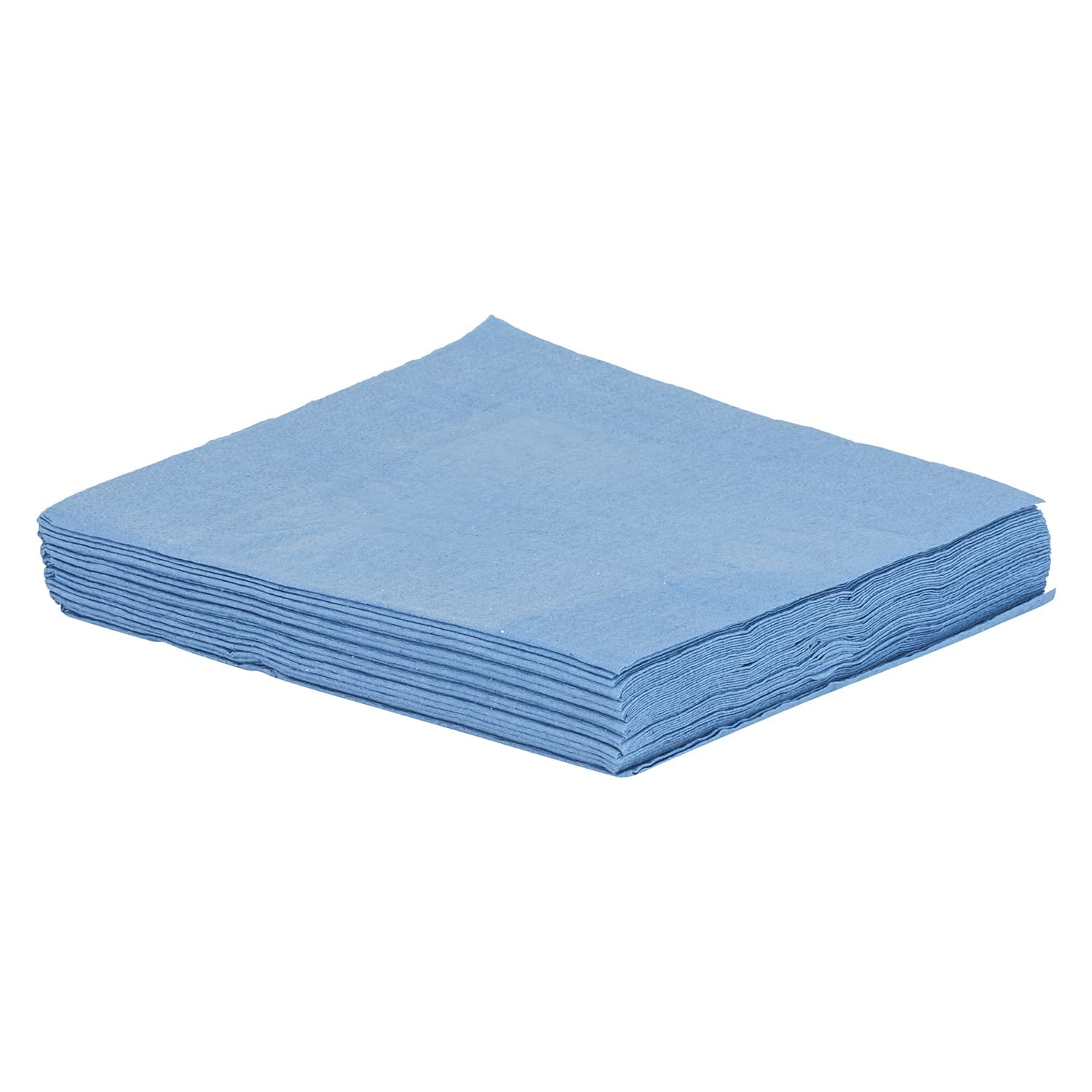Blue Non Woven Disposable Face and Bath Towels (10, Small 18" X 24")