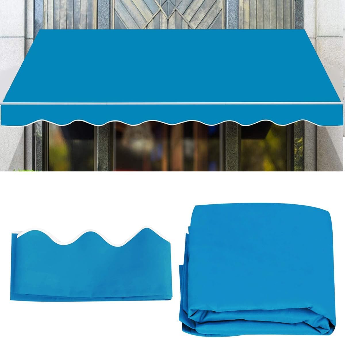 Tela de toldo para patio y terrazas familiares para crear sombra fresca