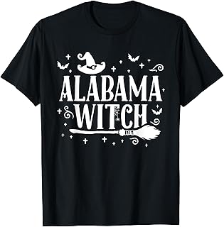 Costume de sorcière Alabama pour Halloween T-Shirt
