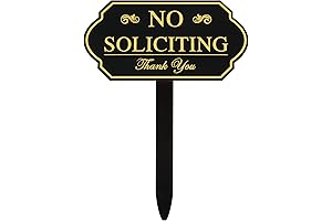 Premium No Soliciting Magnet for Front Door