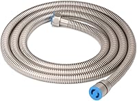 Vista 7 de Reemplazo de manguera de ducha,Manguera de cabezal de ducha extra larga de 79 pulgadas,Accesorio de manguera de ducha de bidé dorado titanio