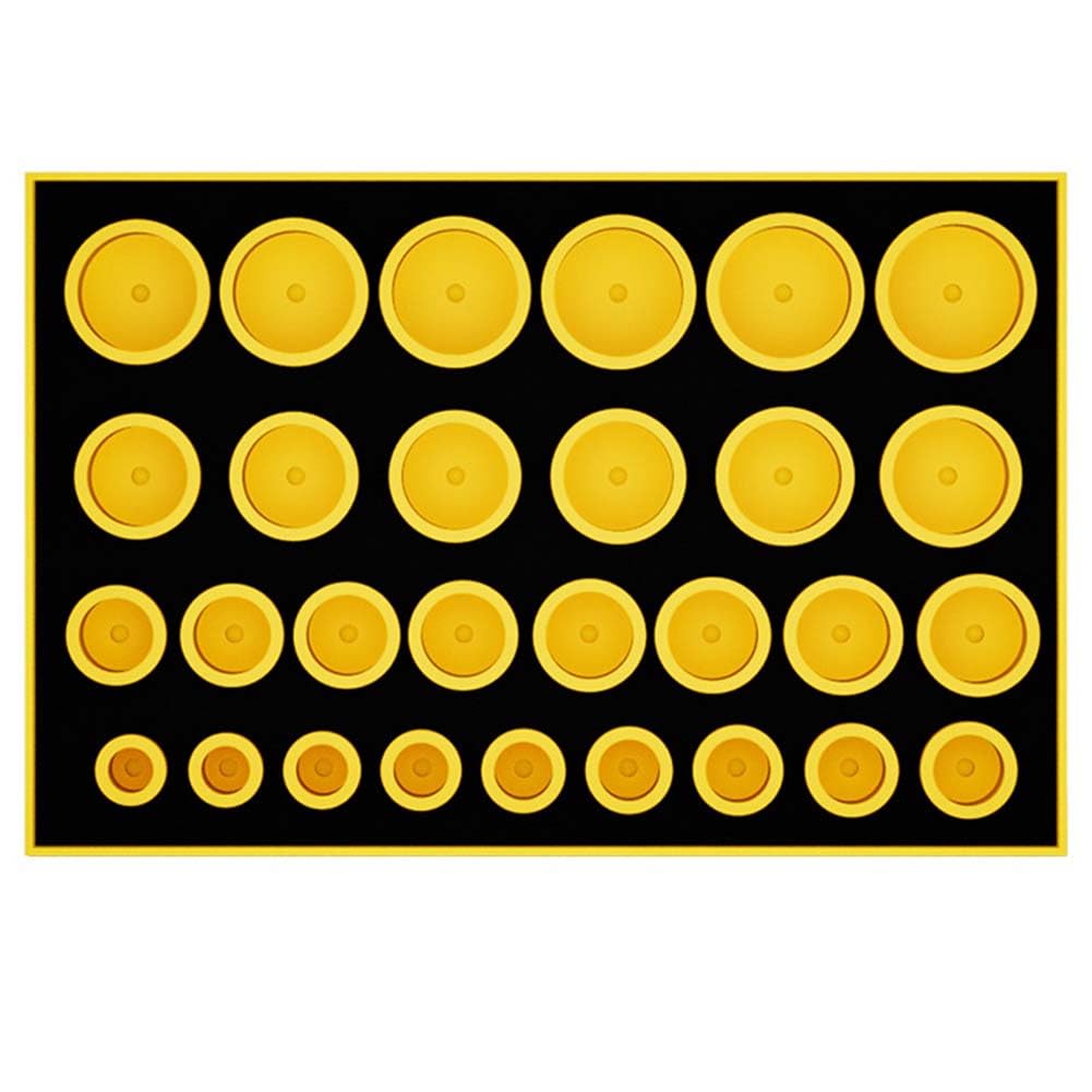 Uhrenform-Set, Uhrglas-Installationsform, Druckmessgerät-Verschließmaschine, 29-Teiliges Verschließmaschinen-Form-Uhrmacher-Werkzeug