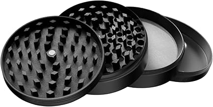 Extra Large 4-Piece Metal Grinder – XL Heavy Duty Aluminum Grinder with Magnetic Lid (63mm)