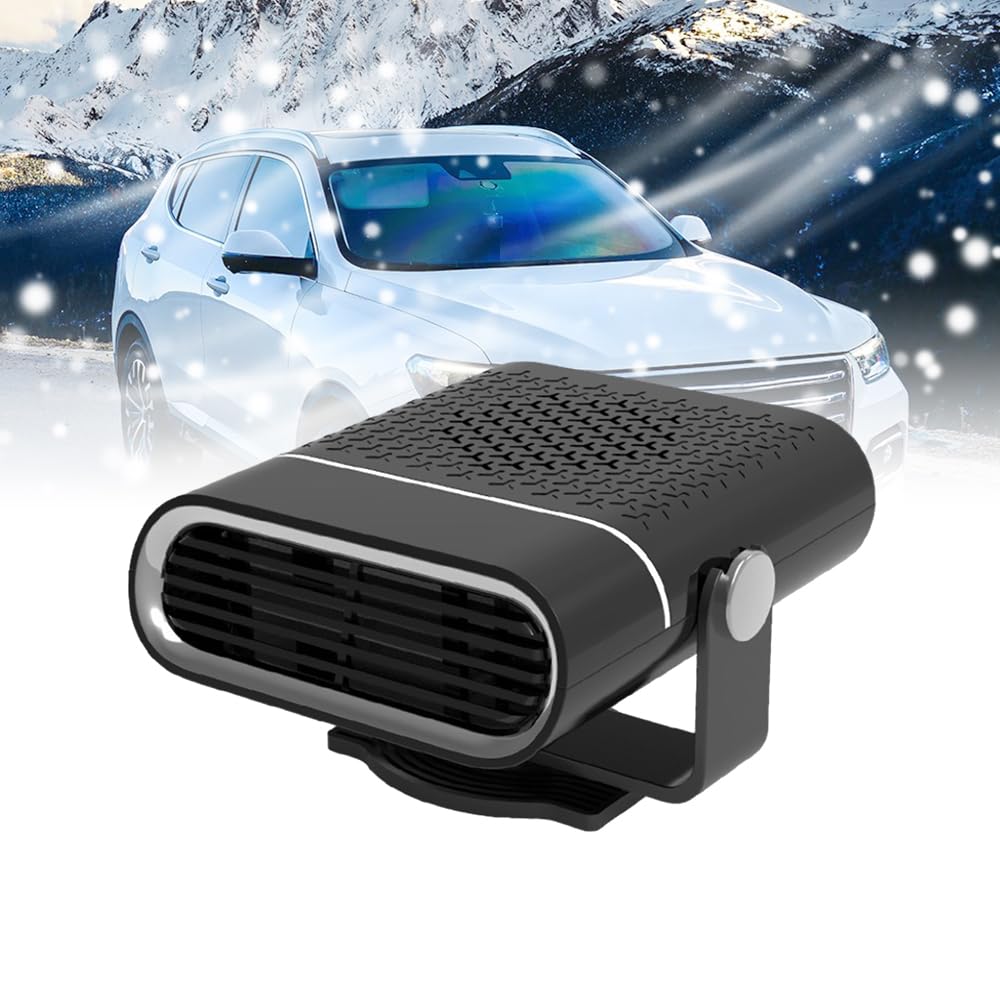Riscaldatore Per Auto 12V 150W Con Ventola, Raffreddamento E Sbrinamento, Rotazione 360°
