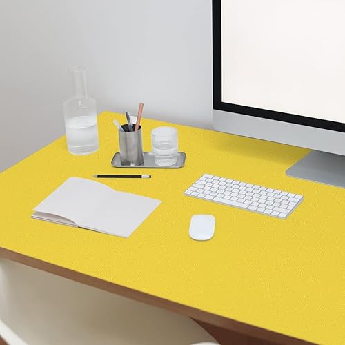 Miniatura 233 de Abyssaly - Papel tapiz amarillo para despegar y pegar, extraíble, para dormitorio de niñas, autoadhesivo, textura de seda en relieve, papel adhesivo