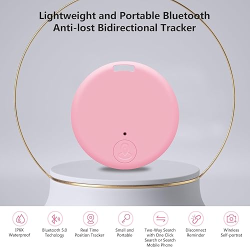 Miniatura 2 de Mini rastreador GPS C, localizador de artículos clave, aplicación sin tarifa mensual para iOSAndroid 2023 más reciente, rastreador de artículos