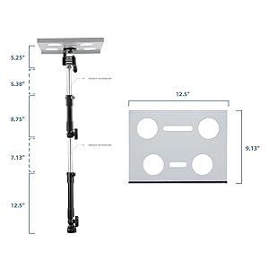 Mount-It! Car Laptop Mount | No-Drill Laptop Vehicle Mount for Truck & Van Use at Front Passenger Seat | Adjustable Height Fits 12-15.4 Inch Screens, 9 Lbs Capacity, Full Motion and Lockable Joints Mount-It! Car Laptop Mount | No-Drill Laptop Vehicle Mount for Truck & Van Use at Front Passenger Seat | Adjustable Height Fits 12-15.4 Inch Screens, 9 Lbs Capacity, Full Motion and Lockable Joints
