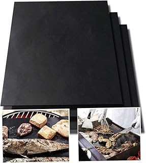 YARNOW 3 Pçs Grelha A Carvão Ao Ar Livre Churrasqueiras Elétricas Hibachi Reutilizáveis Tapetes Para Churrasco Tapetes Para Grelhar Tapetes Para Cozimento Tapete Para Churrasco Forros