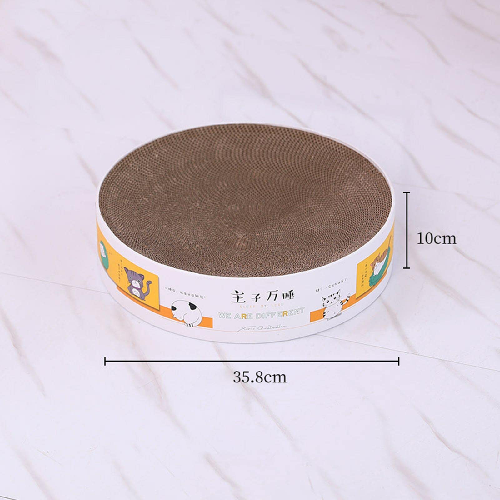 Griffoir pour Chatons, Lit et Plateau à Griffer, Accessoires pour Animaux de Compagnie, 35.8cmx10cm