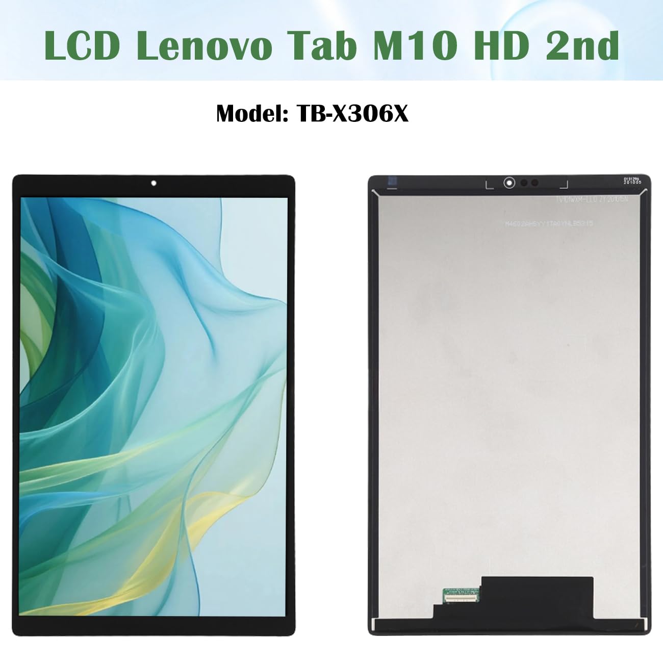 Schermo di ricambio per schermo LCD Lenovo Tab M10 HD 2nd TB-X306X con kit