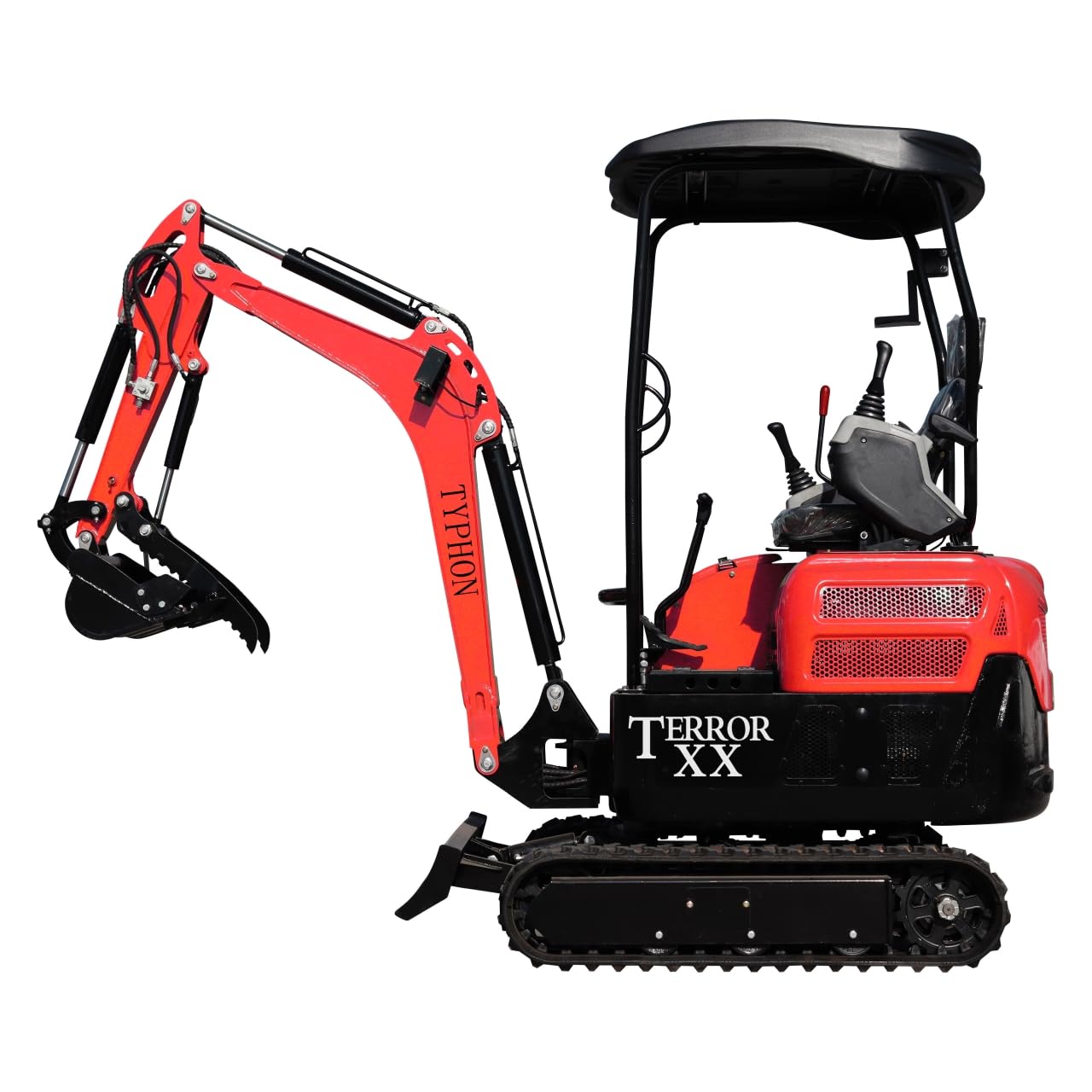 Amazon.com : 4,000 lb TYPHON Terror XX Mini Excavator Rubber Track