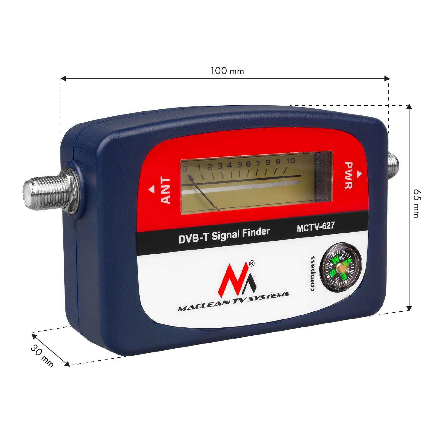 Maclean TV System MCTV-627 mesurage Le Signal de la télé DVB-T
