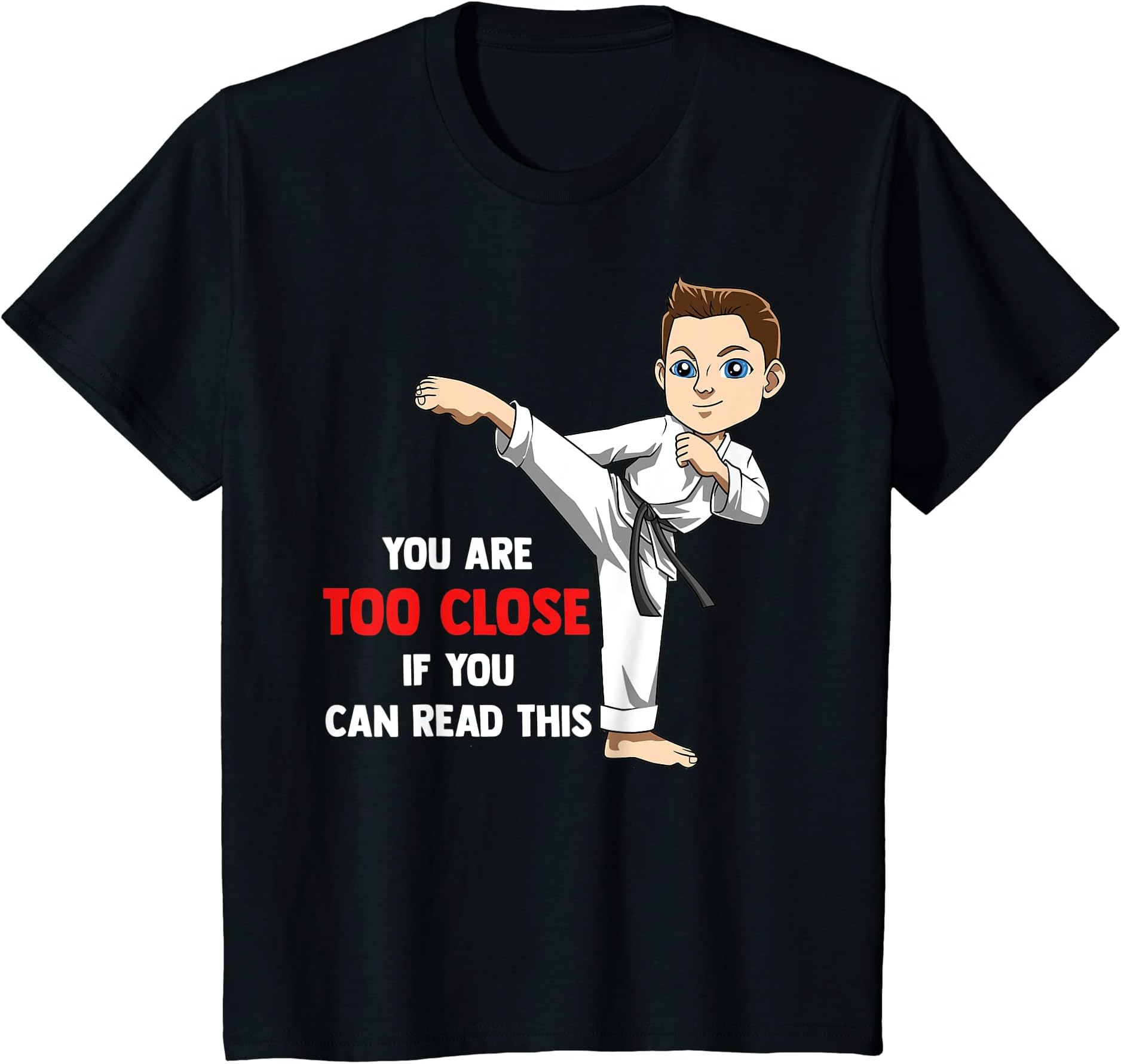 Youth Funny Karate Boy T-Shirt