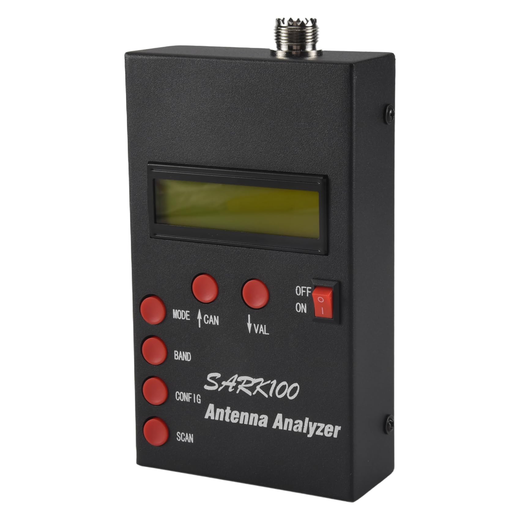 Analizador de antena SARK100 Analizador de antena SWR de corta 1-60 MHz con rango de medición utilizable de 1.0 a 9.99 SWR