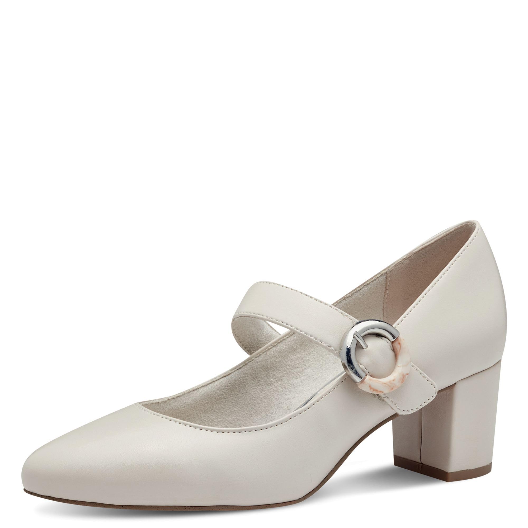 MARCO TOZZI Women's Damen Pumps 2-24402-44, Cream, 6.5 UK