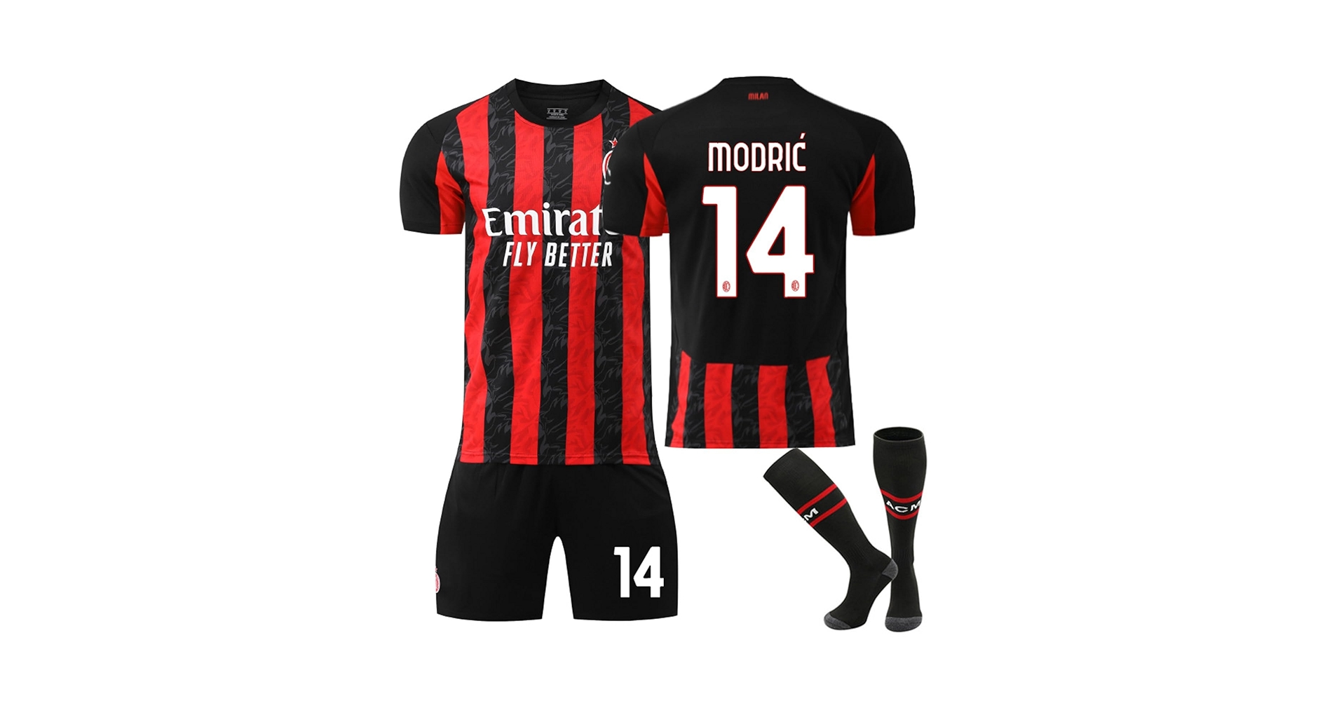 25-26 ACミランホームユニホーム14番モドリッチ 25-26 ACミランホームユニホーム14番モドリッチ モドリッチ背