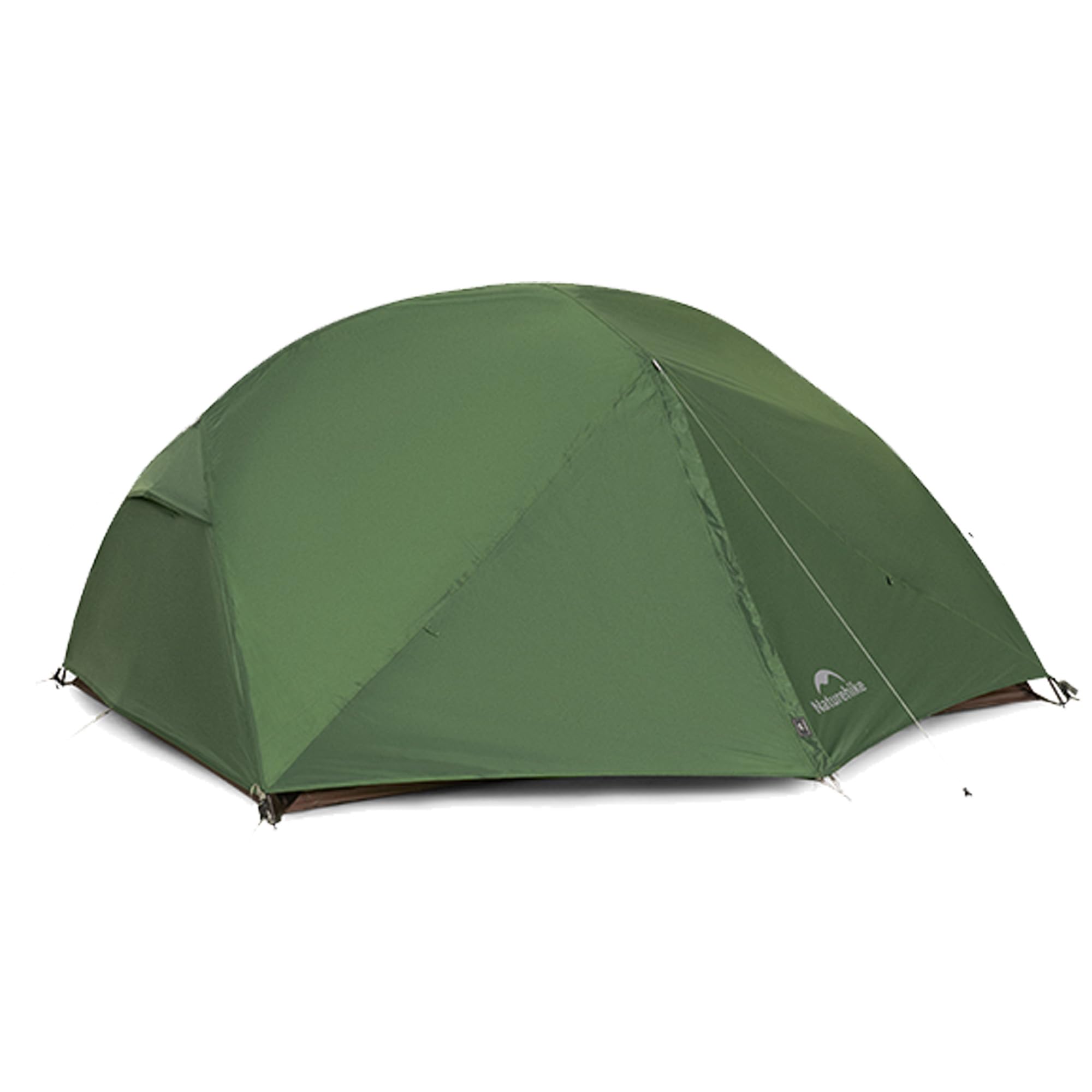Naturehike Mongar Pro/Base Camping Tent, 1-3 Person Ultralight Backpacking Tent, PU3000mm, 20D Nylon 4 Season Waterproof, Mongar 2 Person UL Hiking Tent for Bike, Travel, Camp (Base-Green, 2 Person)