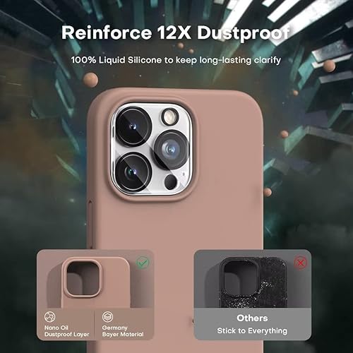 Vista 478 de TOCOL - Funda 5 en 1 para iPhone 11, con 2 protectores de pantalla + 2 protectores de lente de cámara, funda delgada de silicona líquida a prueba