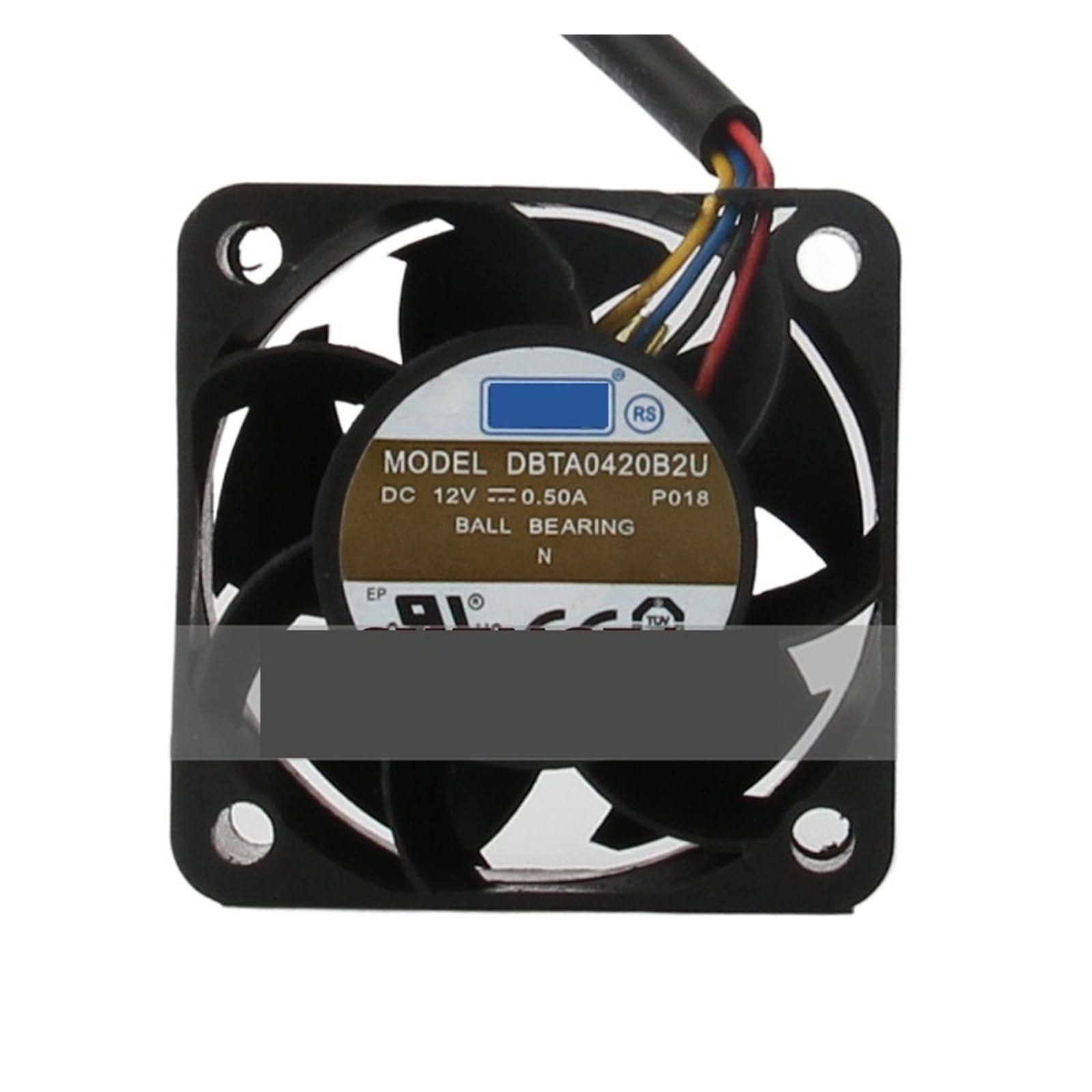 IVEKYKIBC Cooling Fan DBTA0420B2U DC12V 0.50A 4-Wire 40×40×20mm 4020 4CM