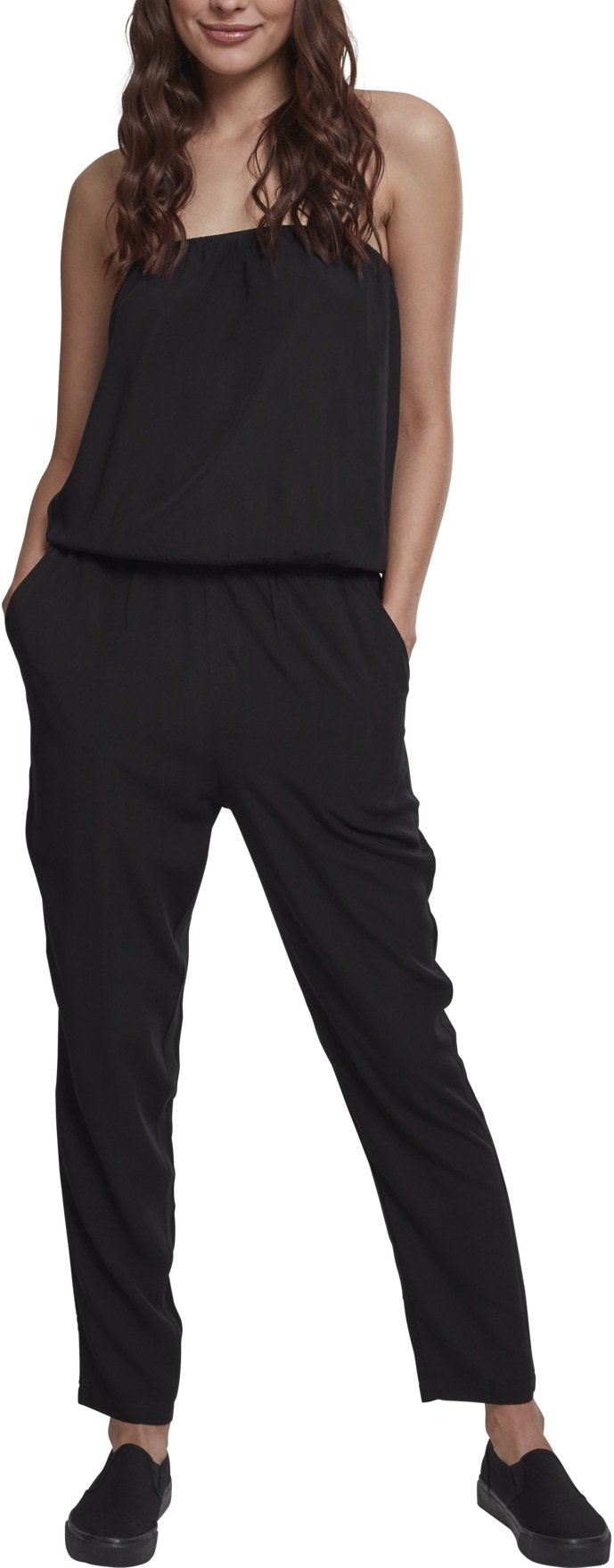Urban Classics Combinaison Bandeau Femme Viscose – Été Décontractée & Élégante, Taille Élastique Confortable
