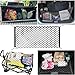Premium Dual-Layer Nylon Cargo Net-Adjustable Elastic Trunk Storage Net with Hook-Cargo Net for Pickup Truck Bed for SUVs, Cars, and Trucks(35.4x15.7 Inch)