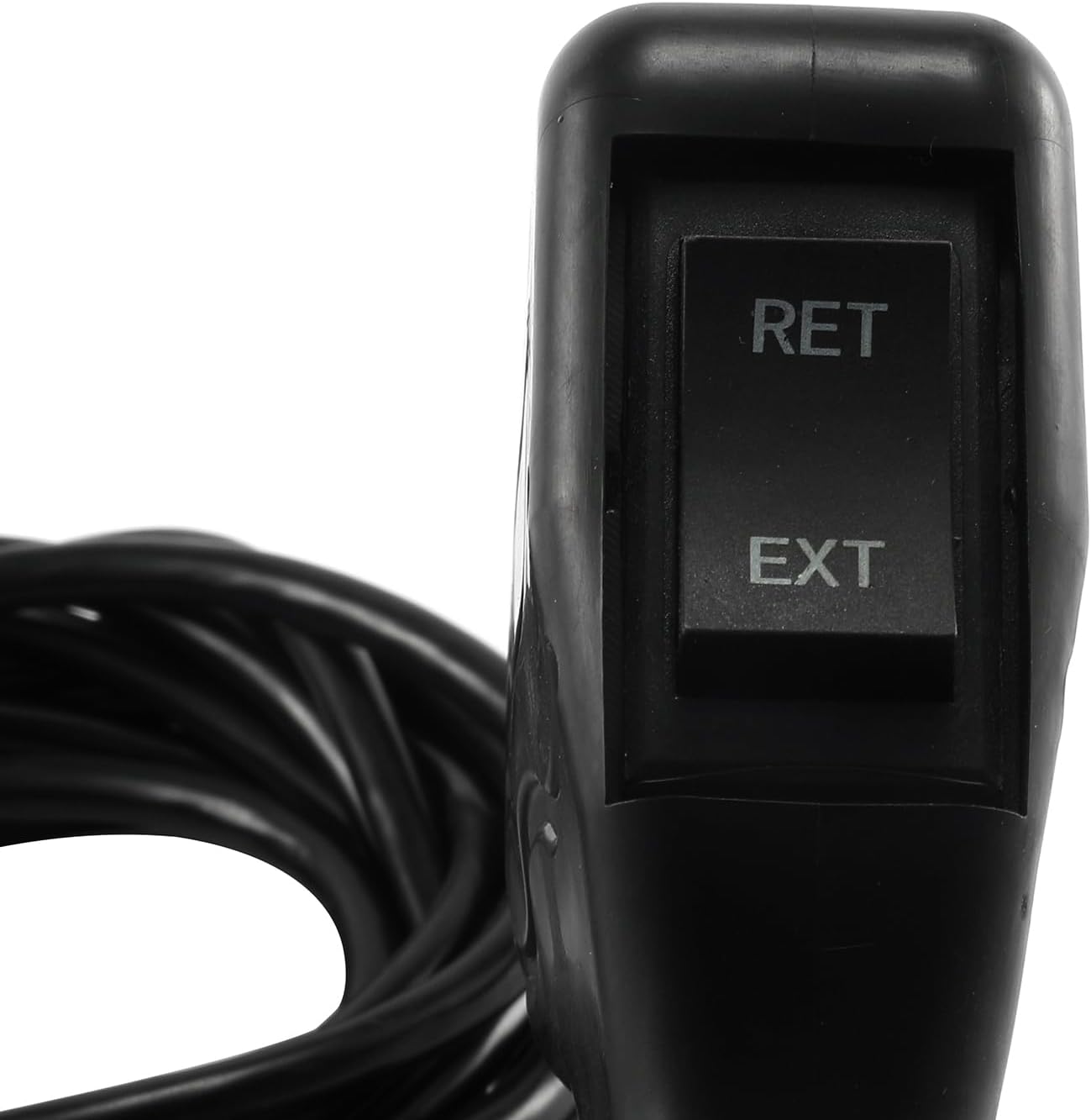 83658 Hand Held Corded Winch Remote Controller with 12Ft Connector Cable Wire Compatible with WARN 9.5ti 9.5cti 16.5ti Winches Plug-in Handheld Control Switch Device with Rubber Grip
