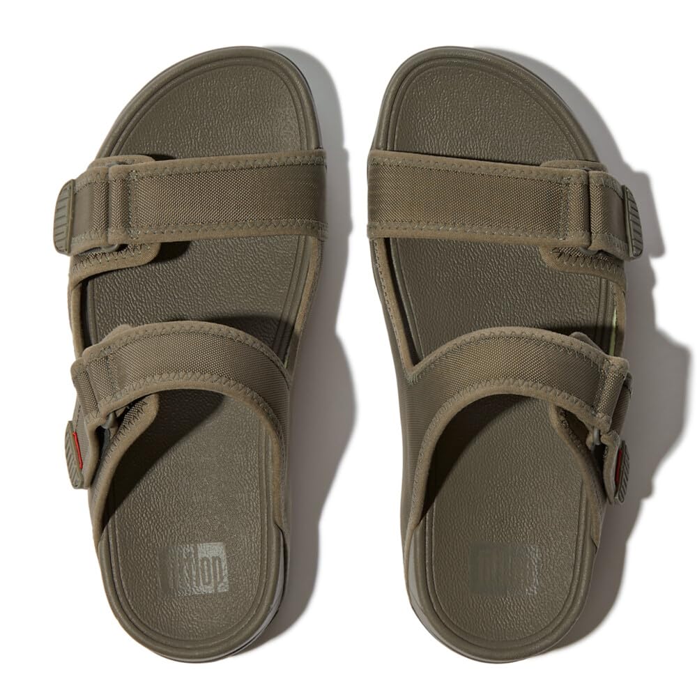 Amazon | [FitFlop] スライドサンダル Gogh Moc Mens グリーン 27.0 cm | ファッションサンダル