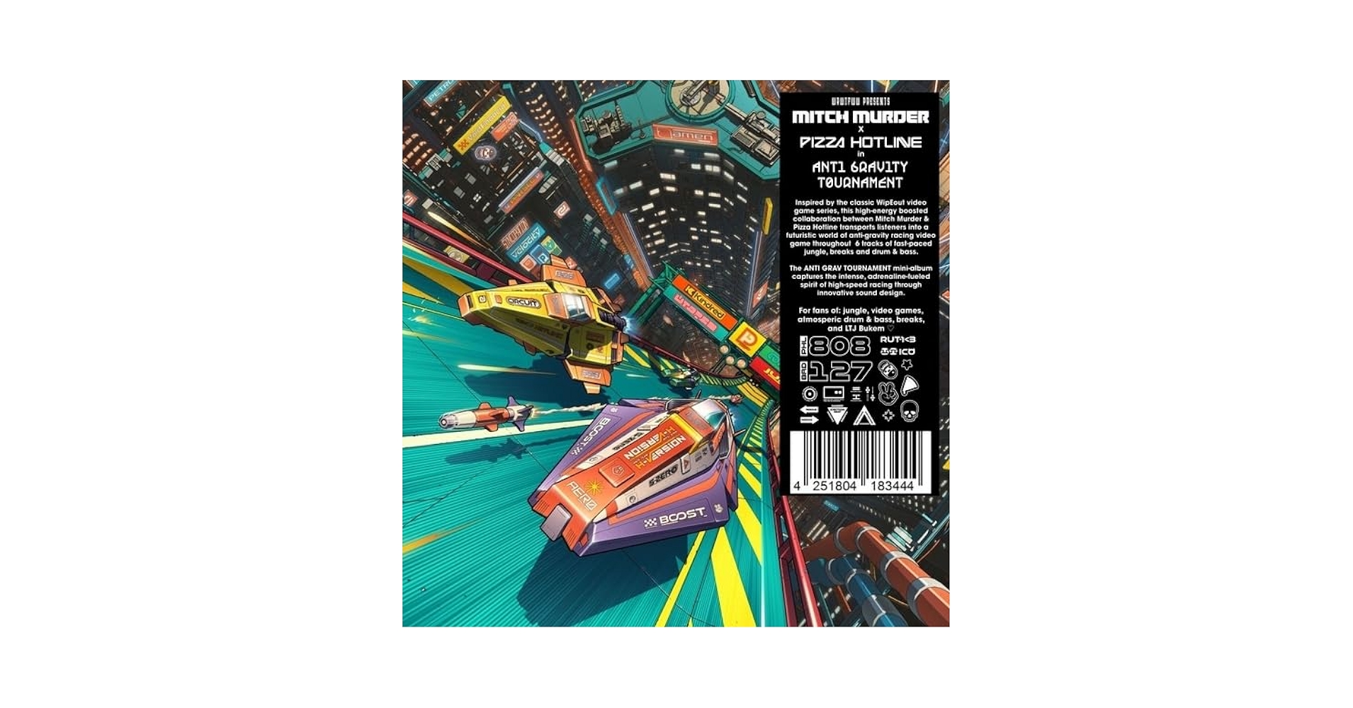 欧LP Mitch Murder X Pizza Hotline Anti Gravity Tournament WRWTFWW090 We Release Whatever  /00260 Mitch Murder x Pizza Hotline - ANTI GRAVITY TOURNAMENT EP